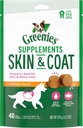GREENIES Skin & Coat Food Supplements With Fish Oil & Omega 3 Fatty Acids, 40-Count Chicken-Flavor Soft Chews for Adult Dogs of All Dimensions