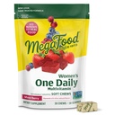 MegaFood Women's One Daily Multivitamin Yumuşak Chews - Folate, B6, B12, Biotin, Vitamin D - Delicious Karma Berry Flavor - Vegetarian, Non-GMO - 30 Chews