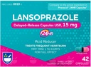 Rite Aid Lansoprazole 15mg - 42 Κάψουλες, Οξύ Reducer Καθυστερημένες κάψουλες απελευθέρωσης USP, Heartburn Relief και Acid Relux, Μέχρι 24 ώρες ανακούφισης