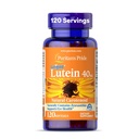 Puritan's Pride Premium LutialtıTM Lutein Caroteno 40mg with Zeaxanthin for Men and Women, Diyetary Supplement for Eye Health Support, 8 Ay Supply, 120 Easy-to-Swallow Softgels