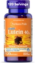 Puritan's Pride Premium LutigoldTM Lutein Carotenoid 40mg με ζεαξανθίνη για άνδρες και γυναίκες, συμπλήρωμα διατροφής για την υποστήριξη της υγείας των ματιών, 8 μήνες προσφοράς, 120 εύκολο σε Swallow Softgels