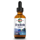 KAL Ultra Biotin 10000mcg DropIns - Liquid Biotin Drops for Hair, Skin, & Nails for Women & Men, High Potency Vitamin B7, Natural Mixed Berry Flavor - 2 fl oz (Approx. 59 Servings)