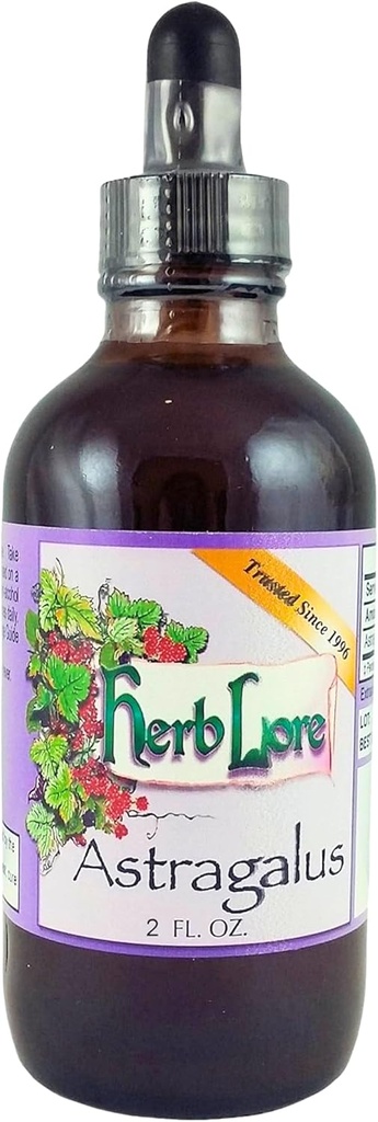 Herb Lore Astragalus Tincture - Sıvı Astragalus Kökleri - Immune System Support - 4 Fl Oz Oz