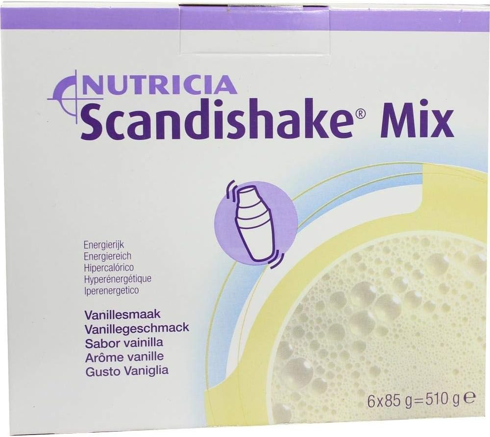 Scandishake Kilo Anında Shake Mix Toz, Vanilla, 3 Ounce Packet - 4 Kutu