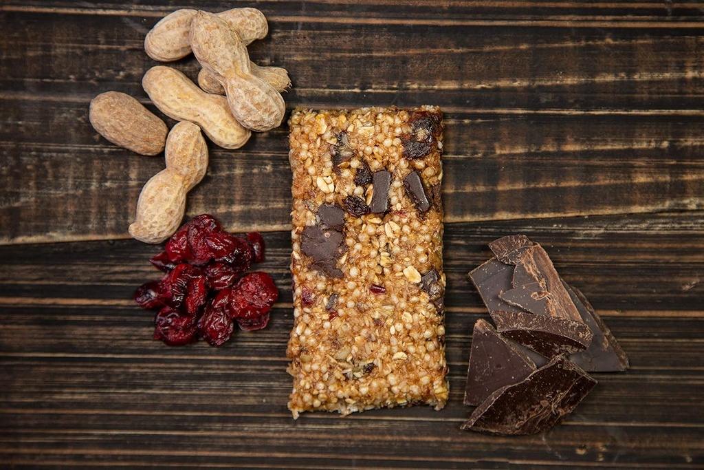 Tahoe Trail Bar, Plant-Based Natural Energy Bar (2.22 Ounce protein Bar, 12 Kont) Yüksek Protein Non-GMO, Gluten-Free, Vegan Sağlıklı Snacks - Peanut Butter Chocolate