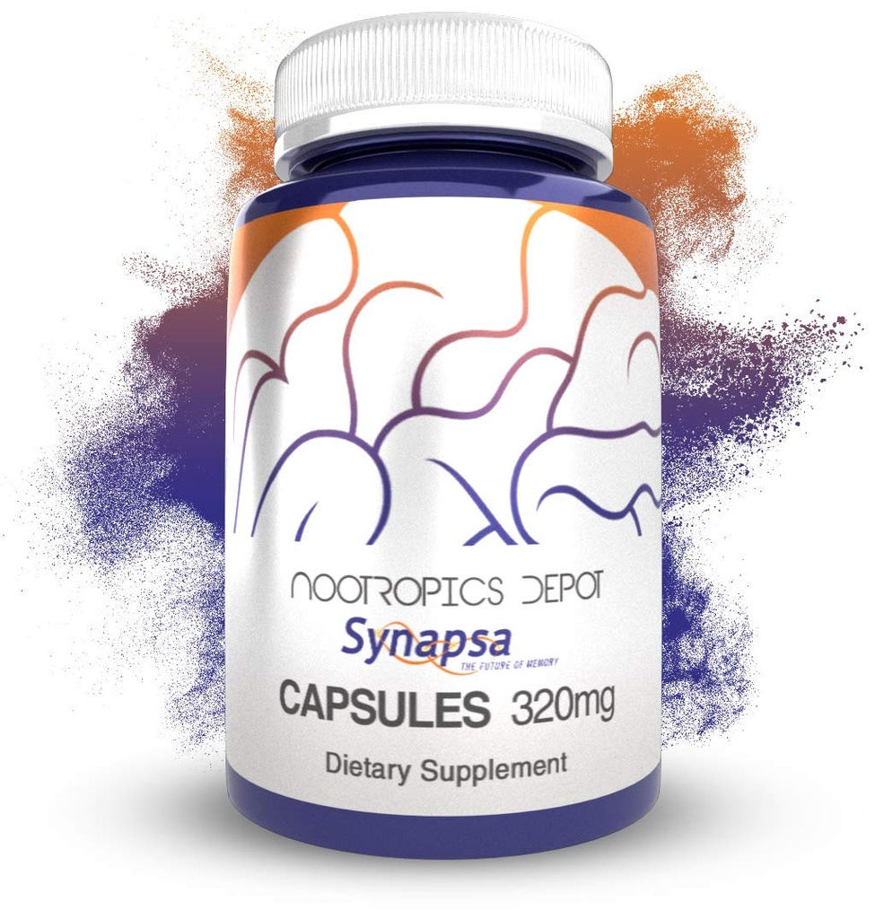 Nootropics Depot Synapsa Bacopa Monnieri Capsules | 320mg | 60 Kont | Tüm Plant Ekstraksiyon | Ayurveda Supplement | Adaptogen Herb | Öğrenmeyi Geliştirmek, Memory & mental Performansı