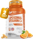 Liposomal Vitamin C Capsules 1500 mg Immune Support Supplement | Immune System Health | High Abxia C | Contains Collagen | 120 Vegan Capsules Non-GMOMO