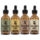 4, Vanilla, Sandalwood, Cedarwood & Citrus - Beard growth Oil - Cedarwood Vanilla Scents for Men