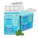 NeuroGum Energy & Focus Gum (54 Count-6 Pack, Peppermint) | 40 mg Natural Caffeine + L-Theanine + Vitamin B12 & B6 + Xylitol | Sugar Free Nootropic Cognitive Brain Performans Tamamlayıcı