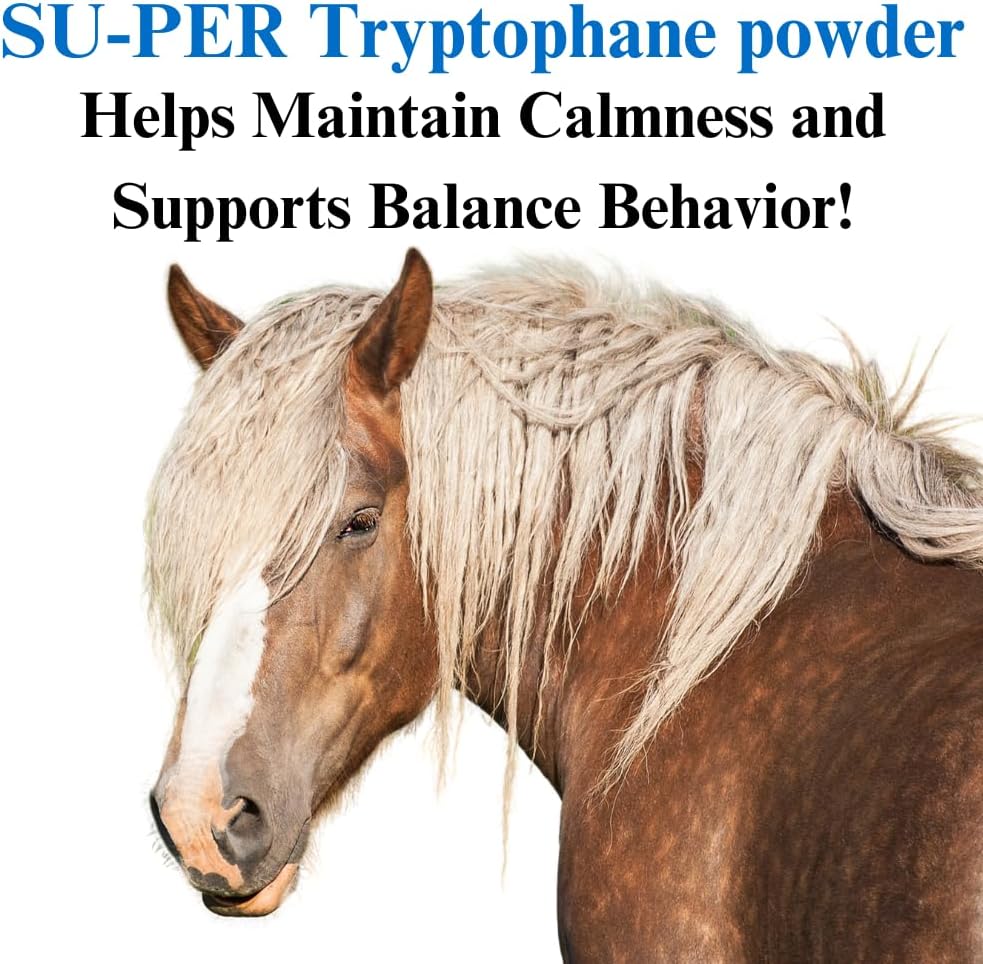 SU-PER Tryptophane At Calming Supplement - Calmness ve Destekler Dengeli Davranış - 2.5 Pound, (2 Pack)