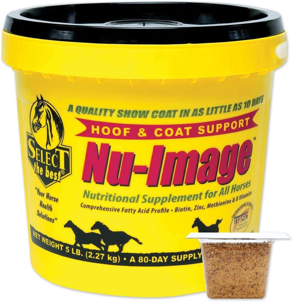 Select the Best Dark Horse Nu-Image Hoof & Coat Support for Horses
