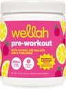 Wellah Get-Going Pre-Wortout μείγμα ποτών (Raspberry Λεμονάδα Γεύση, 30 εξυπηρετούν)