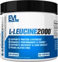 Evlution Beslenme L-Leucine 2000 - Protein Synthesis, Recovery & Muscle Support - Performans & Enerji - 2000 mg L-Leucine - Gluten Free & Vegan - Unflavored Diyet Supplement Toz - 100 Hizmet