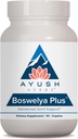 Ayush Herbs Boswelya Plus - Glucosamine Chondroitin Ortak Destek Supplement, Turmeric Muscle Support for Men & Women, Ortak Bakım with Curcumin - 90 Vegetarian Capsules (1 Count)