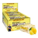 FITCRUNCH Snack Boyut Protein Barlar, 6Layer Baked Bar, 3g of Sugar & Soft Cake Core (9 Bars, Lemon Kek)