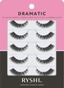 Ryshi, 5 Pairs ile Gözatları, Dramatik Kendi kendine özgü ve Reusable Lash Set, Ekstra Cilt Için Doğal Güzellik Geliştiriyor