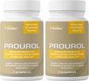 Prourol Urinary Health için PROBIOTIC Supplement, Bladder Support, Immune Boost, Frequent Urination Relief, UTI Health, Materialss, Daily Health General Support-2 Şişes - 120 Kont