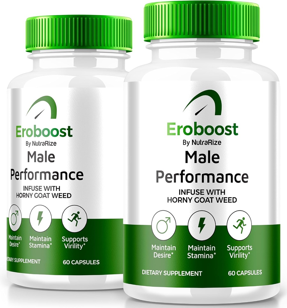 (2 Pack) Eroboost συμπλήρωμα για τους άνδρες, Eroboost συμπλήρωμα αρσενικό, καθημερινή διατροφή για την υποστήριξη της μέγιστης απόδοσης και της συνολικής ευεξίας, επίσημη Ero Boost Formula Κριτικές (120 κάψουλες)