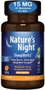 Nature's Night Triple Strength Quick Dissolve Melatonin 15 mg with Supportive Mix | Natural Orange Flavor | 90 Count | Sugar Free, Vegan, Non-GMO, Drug Free, Vegan, Non-GMO, Drug Free