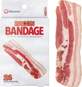 BioSwiss Kids Bandages, Bacon Kendini Yapıştırıcı Bandage Seti, Latex Free, Sterile Yara Bakımı, 24 Count