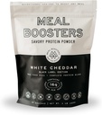 Savory Λευκή σκόνη πρωτεΐνης Cheddar – 16g υψηλής πρωτεΐνης ενισχυτή γεύμα για τη μαγειρική – Κετοφιλική, Gut & κοινή υποστήριξη – κολλαγόνο πεπτίδια