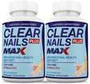 Justified Laboratories (2 Pack) Clear Nails Plus Max Pills 40 Milyar CFU Probiyotik 60 Capsules