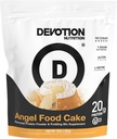 Devotion Beslenme proteini Toz Angel Food Kek – 20g Whey Isolate & Casein proteini – No add Sugar, Low Carb, Gluten-Free, Keto-Friendly, 1g MCT, Kosher – 2lb Pouch