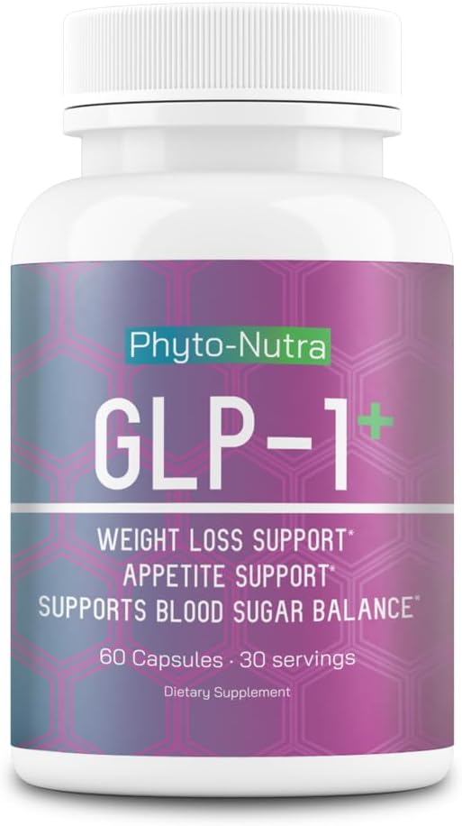 GLP-1 + (60 Capsules 1 Şişe) Vegan, Doğal Tamam, Lab Test Edildi, Kilo Kaybı, Satisfy Açlık, Non-GMO, Gluten Free, GLP 1, GLP1
