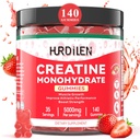 140 Kont Tinatine Monohidrat Gummies, 5000mgtine Monohidrat No Sugar Gummies for Women & Men with L-Taurine, Vitamin B12 for Muscle Recovery, Glute Builder, Energy Boost
