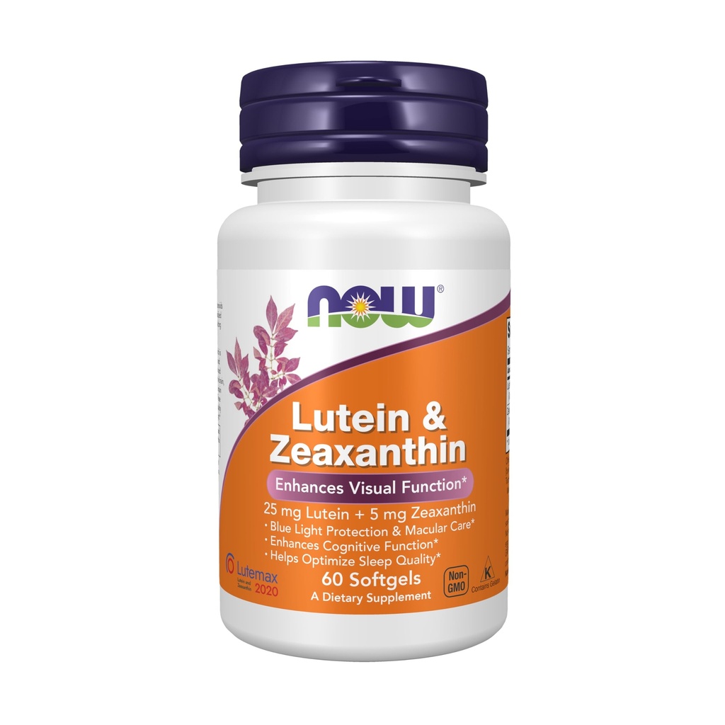 Şimdi Gıdalar Tamamlıyor, Lutein & Zeaxanthin 25 mg Lutein ve 5 mg Zeaxanthin, 60 Softgels