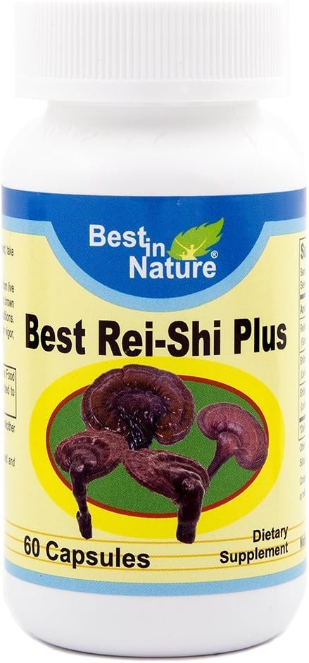 En İyi Rei-Shi Plus - Uyku Daha İyi, Immune ve Liver Function- Premium Organik Rei-Shi Mushroom Extract