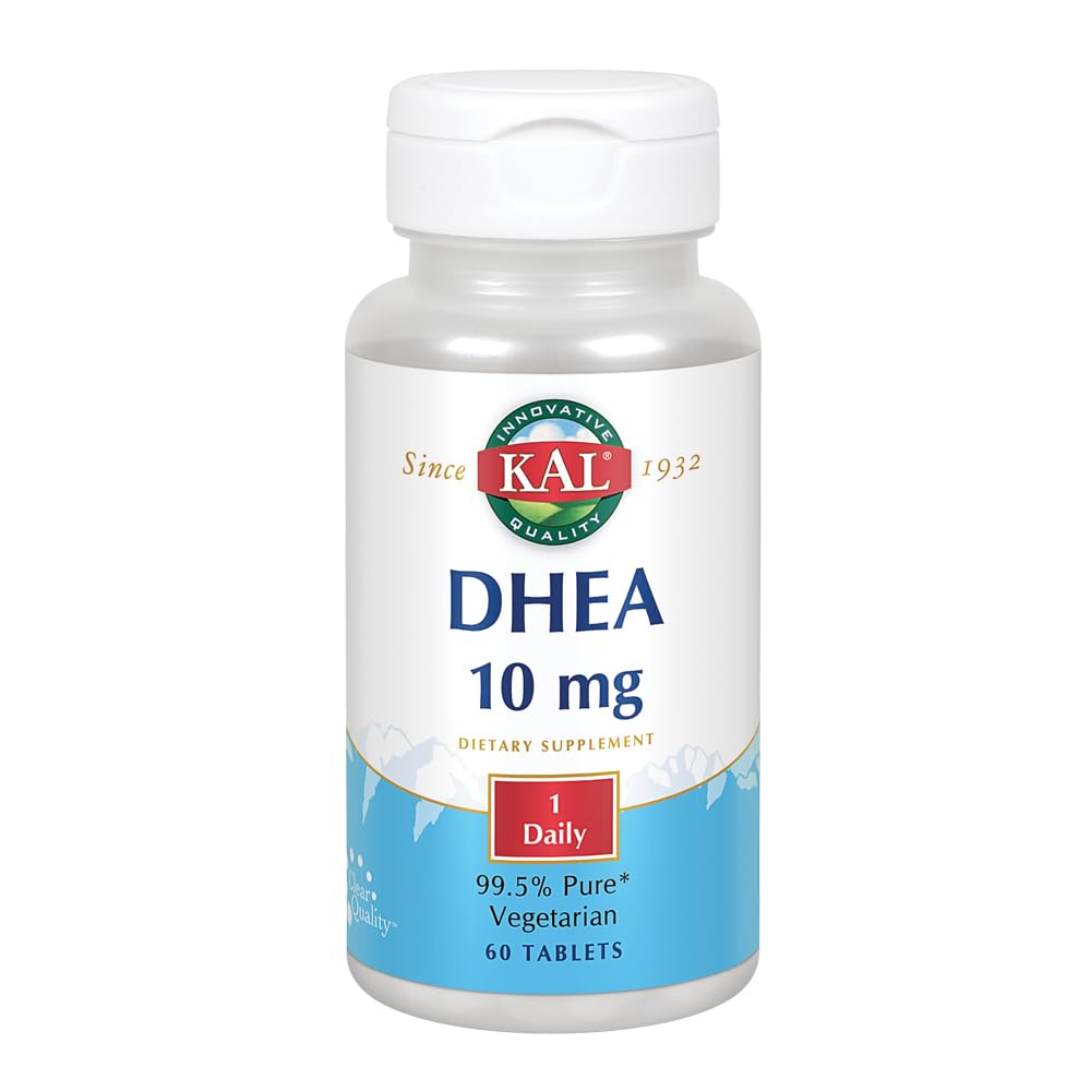 KAL DHEA-10 Tablets, 10mg, 60 Count