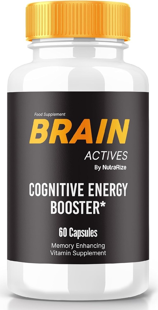Beyin Actives Capsules – Günlük Destek Formülü Focus, Alertness ve Concentration | Easy-to-Take Pills for daily Wellness (60 Capsules)