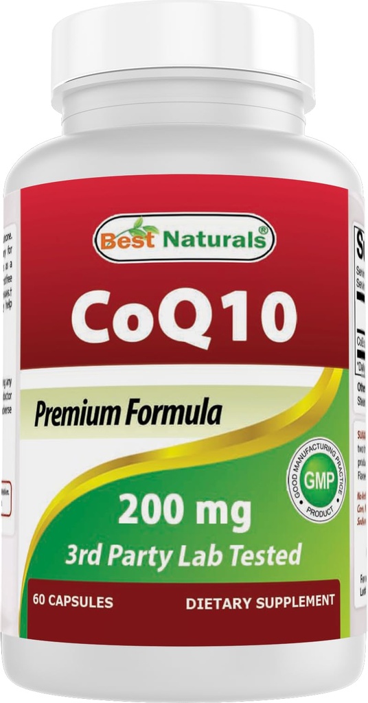 En İyi Doğal COQ10 200 mg, 60 Capsules
