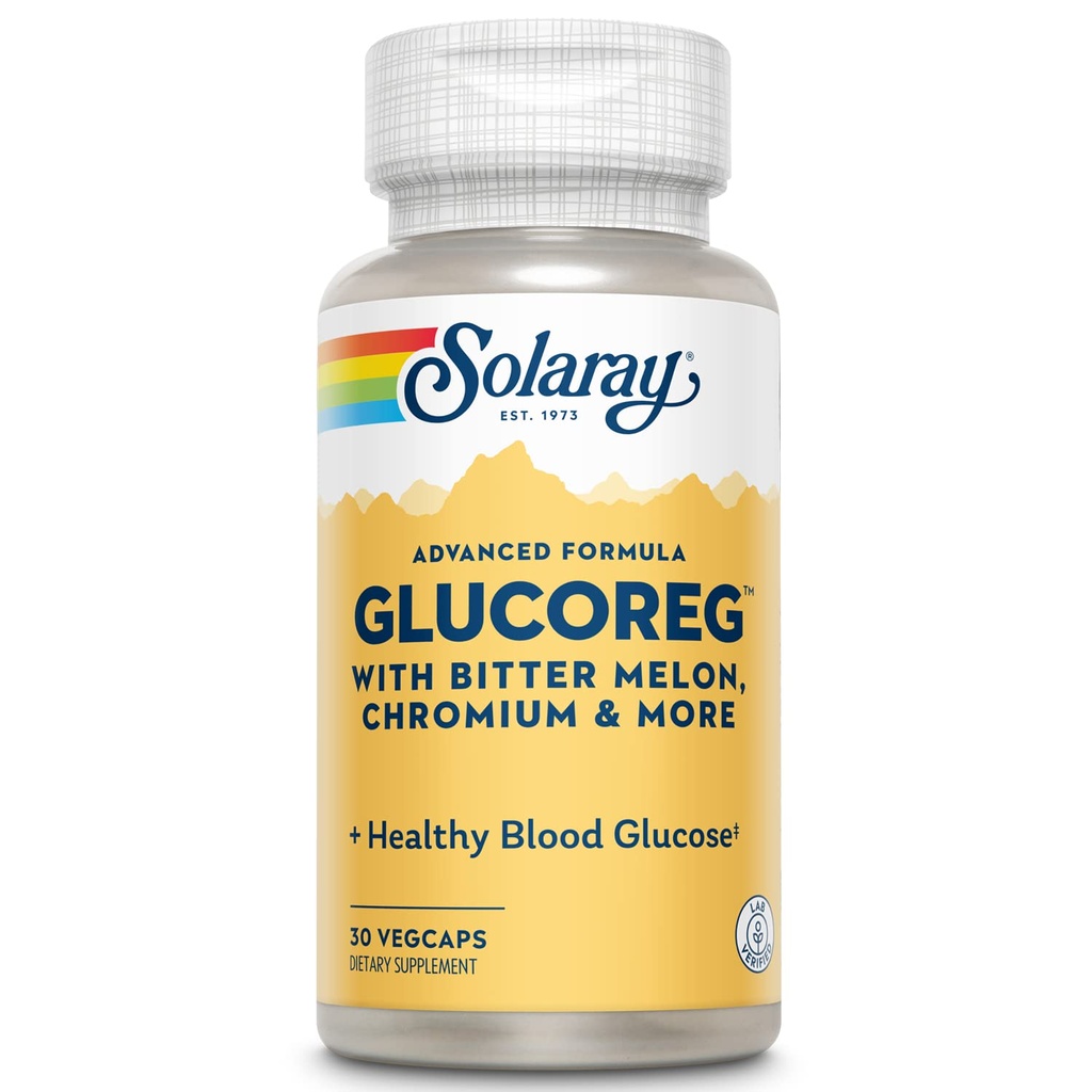 SOLARAY GlucoReg - 30 Καψάκια