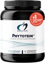 Sağlık Phytotein Vegan Protein Tozu için Tasarımlar - 20g Organik Rice, Sacha Inchi, Riley Seed, Sunflower Tohum & Pea Protein Tozu - Kremy Texture, Chocolate Plant Protein (510g)