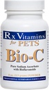 Rx Vitaminleri Bio-C - Köpekler ve Kediler için C vitamini - Lemon Bioflavonoyaklar Antihidrasyon Yardımı - Sağlıklı Ön ve Cilt - Ortak Tamam - 4 ozz