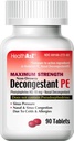 HealthA2Z® Decongestant PE | Phenylephrine HCl 10 mg | En Güçlü | Non-Drowsy Nasal & Sinus Congestion Relief For Cold & Allergies (90 Kont)
