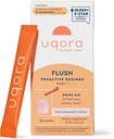 Uqora Flush - Urinary Tract* με D-Mannose, Βιταμίνη C, Βιταμίνη B6, Κάλιο, Μαγνήσιο & Ασβέστιο - Χωρίς γλουτένη & Vegan - Pink Λεμονάδα Γεύση - 10 Πακέτα (1 Συσκευασία)