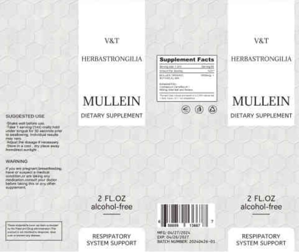generic Mullein Leaf. Tincture Drops. 2fl oz. Alcohol Free. Liquid Extract. Vegan. Non - GMO & GMO Free. Herbal Supplement. Organic. Lung Cleanse.Immune, Respiratory Support. Detox