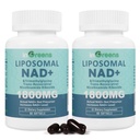Liposomal NAD+ Nicotinamid Riboside ile 1800 mg, Trans Resveratrol, Tritilglycine,Replaces NMN, Boost NAD+, Aging Defense,Cellular Enerji, 120 Softgels