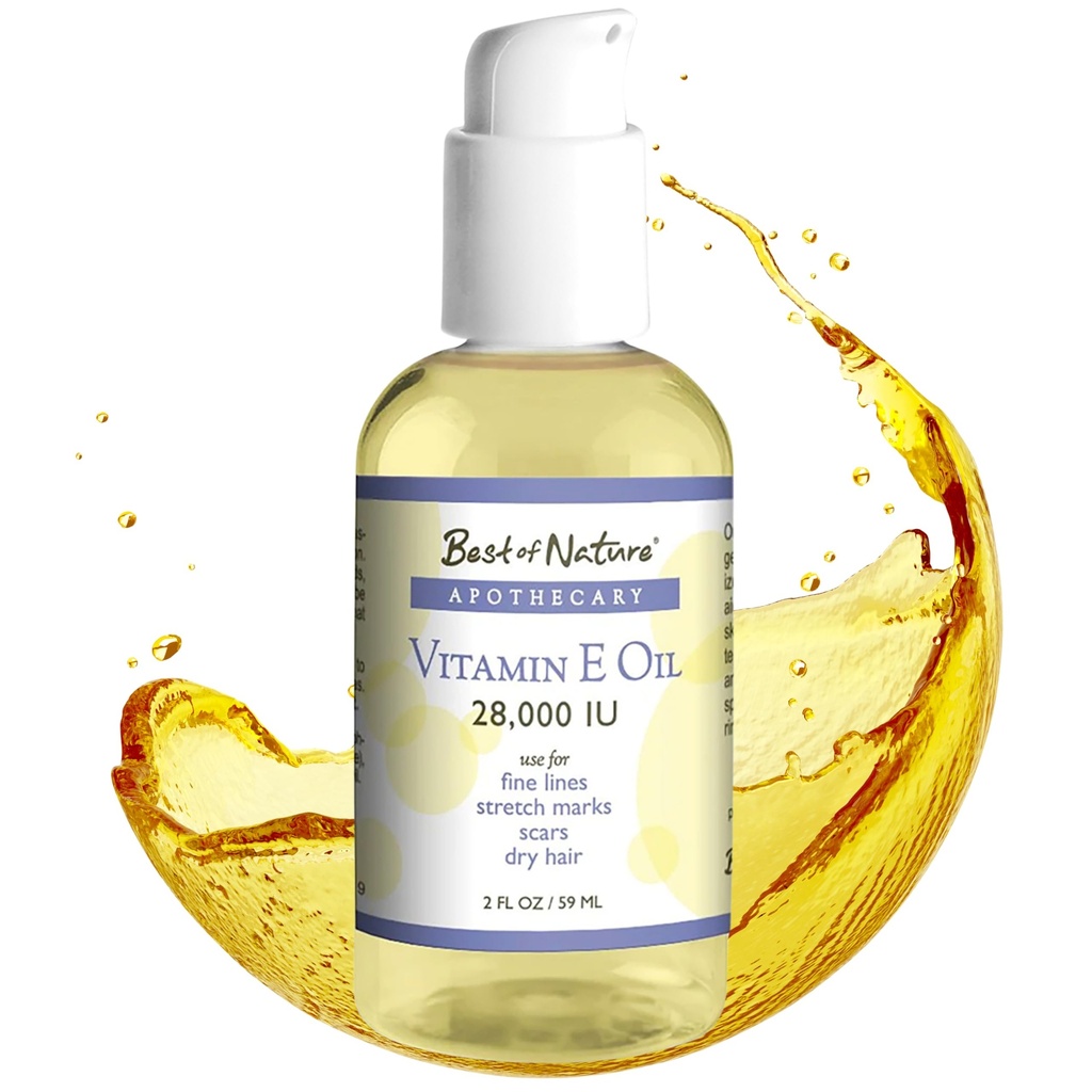 En İyi Doğa Vitamini E Oil 28,000 IU, Unscented Moisturizer with Fractioned Coconut - Saç Saç, Cilt, Face, & Hands