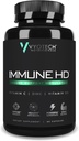 Vyotech Nutritionals Immune HD Support Supplement | Elderberry, Echinacea, Vitamin C, D3, Zinc, Turmeric & Superfruit Antioxidants | Immune Health & Wellness Formula | 60 Capsules