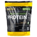 California Gold Nutrition Sport, Πρωτεΐνη με βάση τα φυτά με οργανικό συμπύκνωμα πρωτεΐνης καφέ ρυζιού, λιναρόσπορο, Chia Seed, σοκολάτα, 2 lb (907 g)