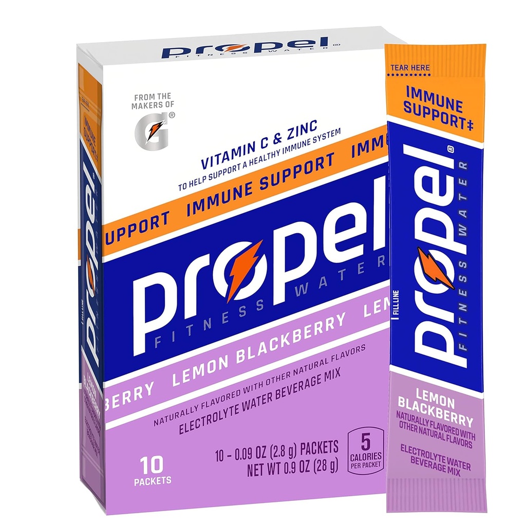 Propel Immune Support Toz Limon Blackberry