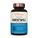 Live Conscious DigestE Immediate Support - Fast-Acting Digestive Support | Broad Spectrum Enzyme, Probiyotik & Herbal Formula - Günlük Gaz & Bloating - 90 Capsules