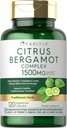 Carlyle Citrus Bergamot Supplement | 1500mg Extract Complex | 120 Capsules | Non-GMO, Gluten Free