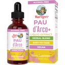 MaryRuth Organics PAU D'Arco Herbal Mix | Reishi Mushroom | Echinacea angustifolia Root | Usnea Lichen | Youme Leaf | Vegan | Non-GMO Project TY | Gluten Free | 30 Servisler | 1 Fl Ozino
