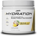 JYM Hydration Pina Colada Σκόνη, Ηλεκτρόλυτα Απόδοσης, Κάλιο, Νάτριο, Μαγνήσιο, για Άνδρες & Γυναίκες, Θεανίνη, Ashwaghanda, Theanine, 40 Μερίδες