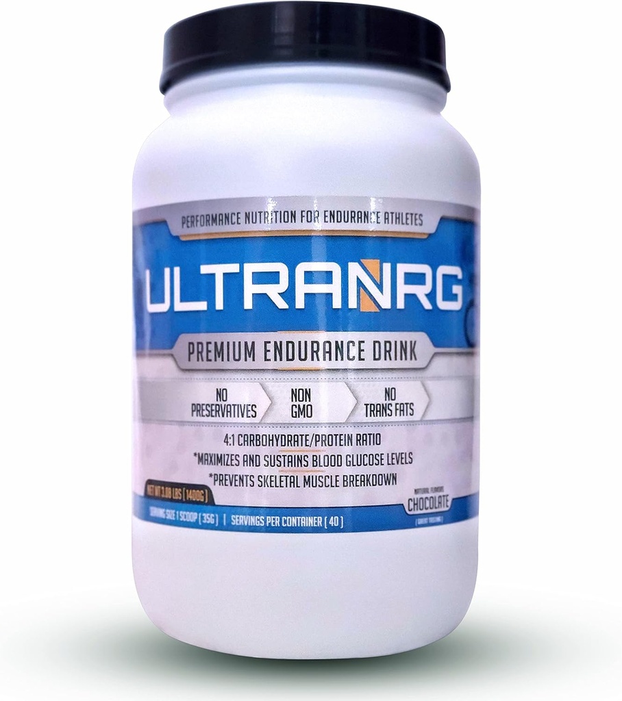 Endurance Drink Mix, Chocolate (35g,40 hizmet) sporcular için beslenme. Kan şekeri seviyelerinde artışlar. Skeletal Kas Breakdown'u önler. Preservative-Non GMO-No Trans Fats
